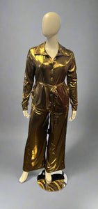 Metallic Belted Matching Set- Front 